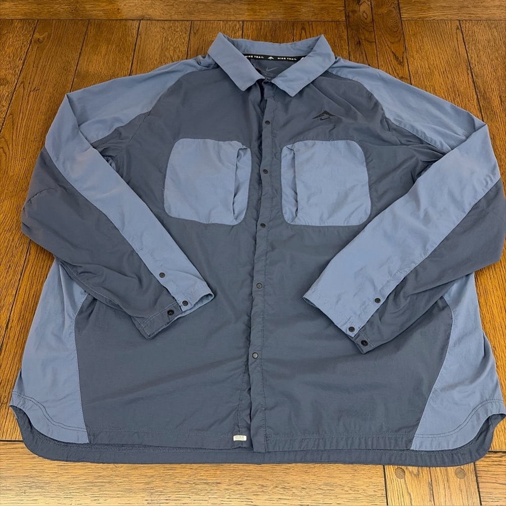 Nike Trail Men's Dri-FIT ADV UV Running Shirt Jacket Sz XL HJ5079